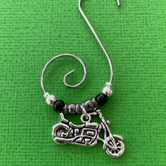 Motorcycle Holiday Ornament - Picture 2 of 3